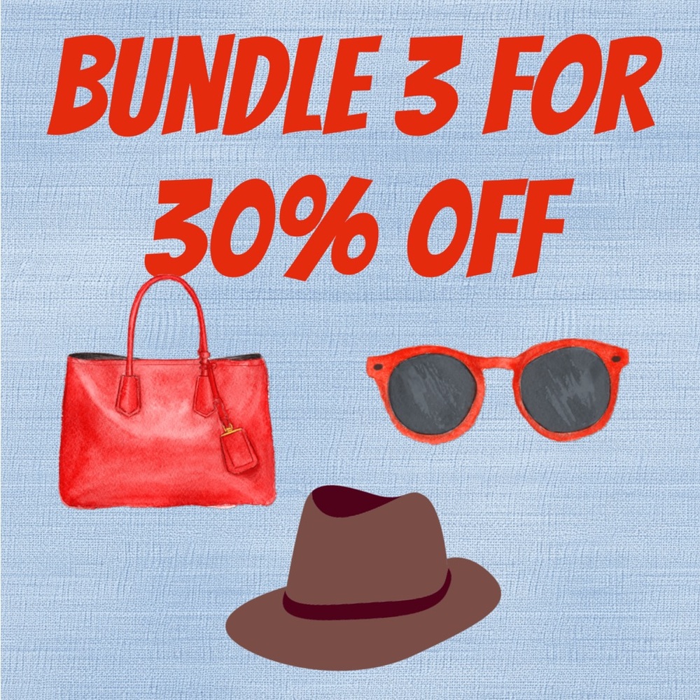 Bundle 3 items for 30% off!